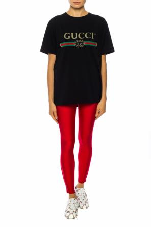 T-shirt with logo, zdjęcie 2 T-shirt with logo od Gucci